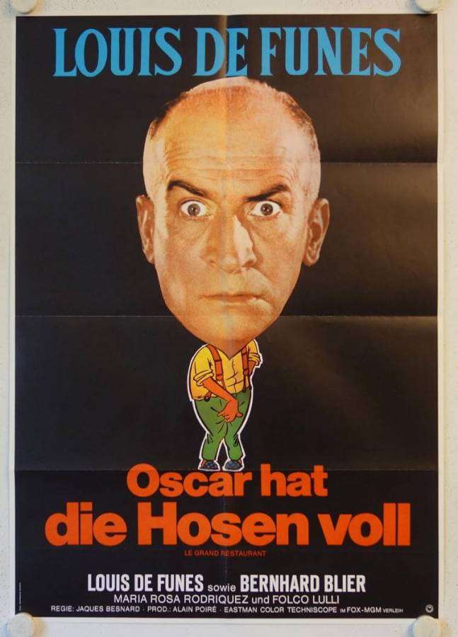 Le Grand Restaurant re-release german movie poster